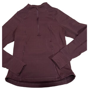Women's Avia Long Sleeve burgundy lightweight pullover jacket! P